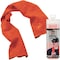 Chill-Its By Ergodyne Cooling Towel, Machine-Washable, 13"x29-1/2", Orange EGO12441 - alternate 1